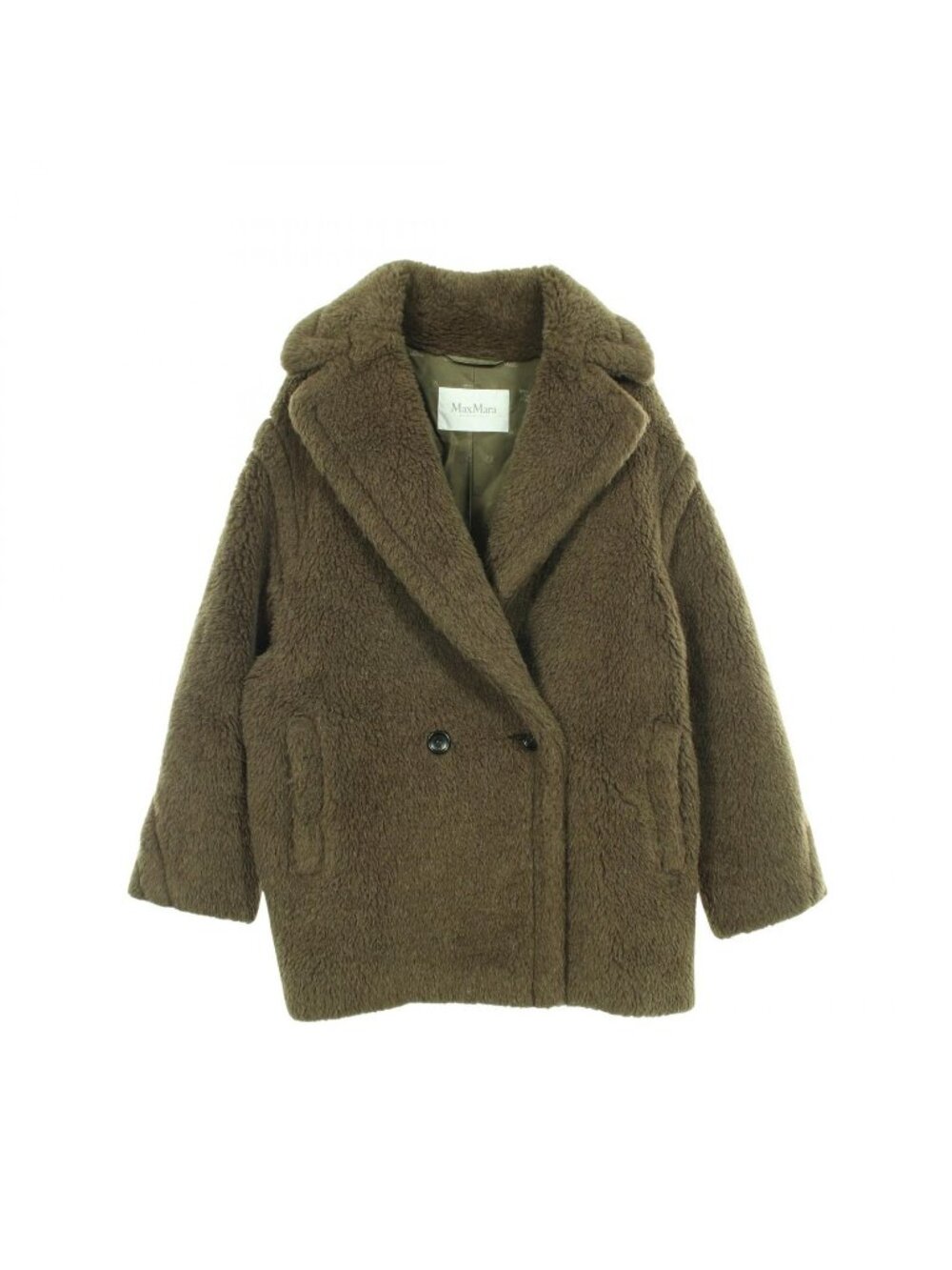 Max Mara Olga Teddy Bear Wool Silk Coat